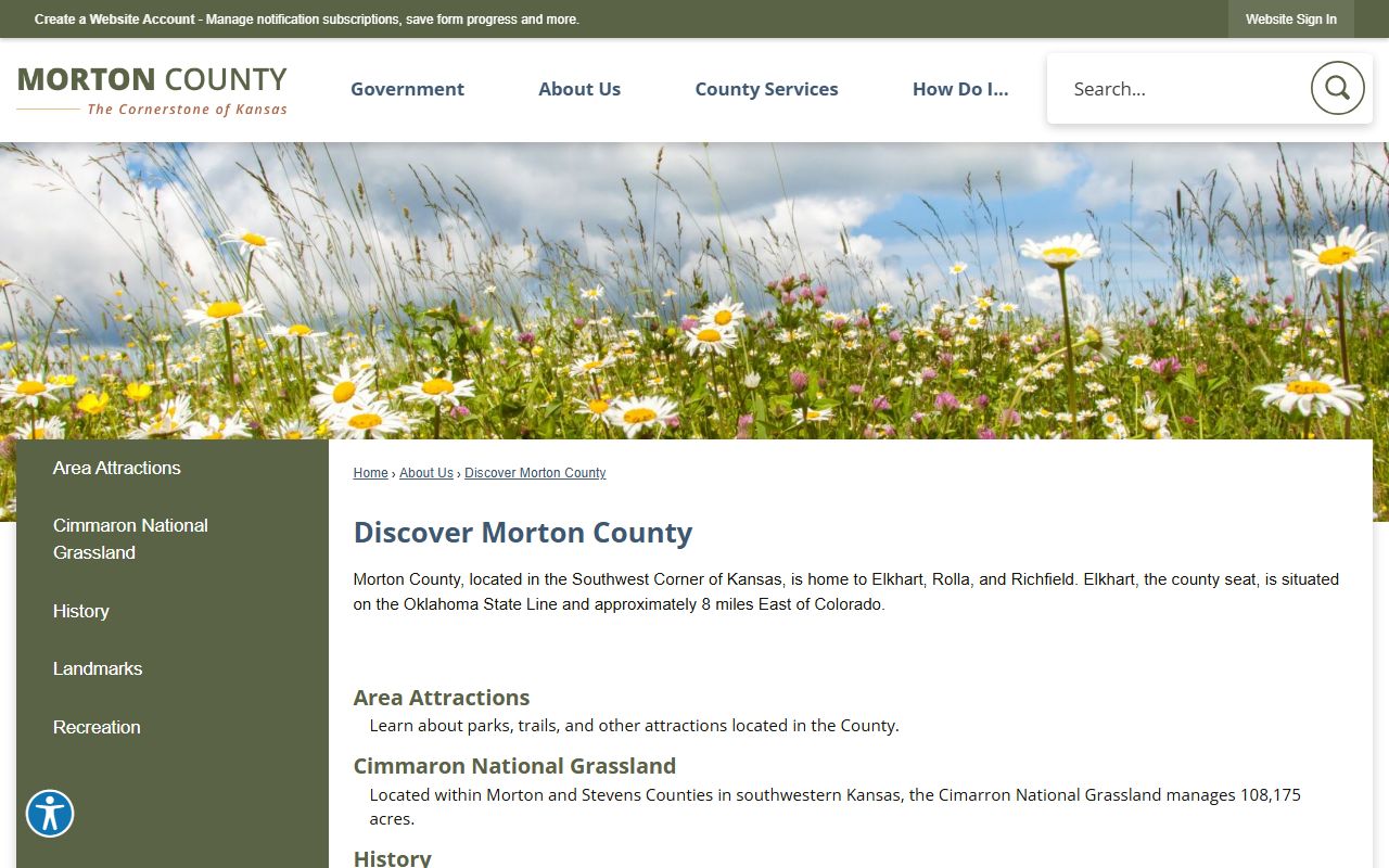 Morton County Court records local geography and courthouse access