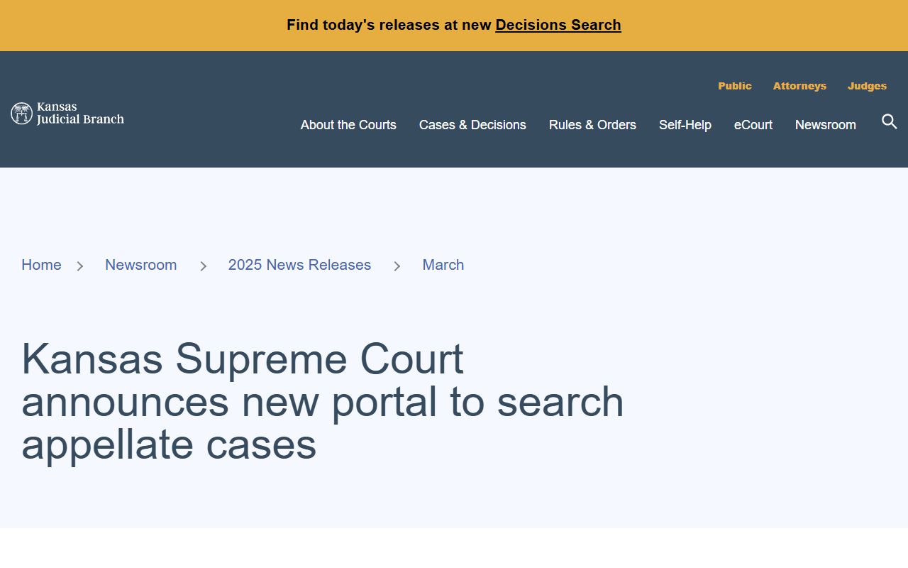 Morton County court records appellate case search portal